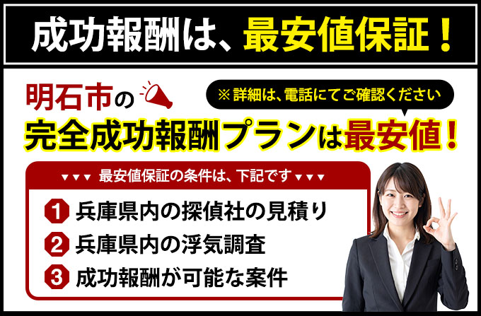 明石市の完全成功報酬プランは最安値
