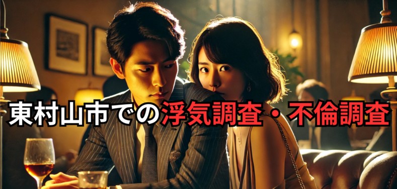 東村山市での浮気調査・不倫調査