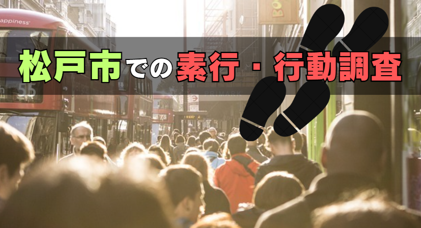 松戸市での素行・行動調査