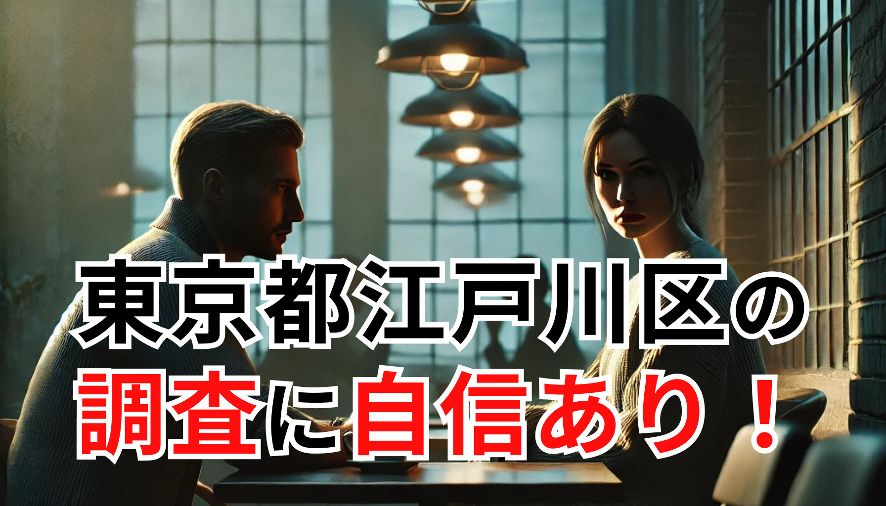 東京都江戸川区の調査に自信あり!