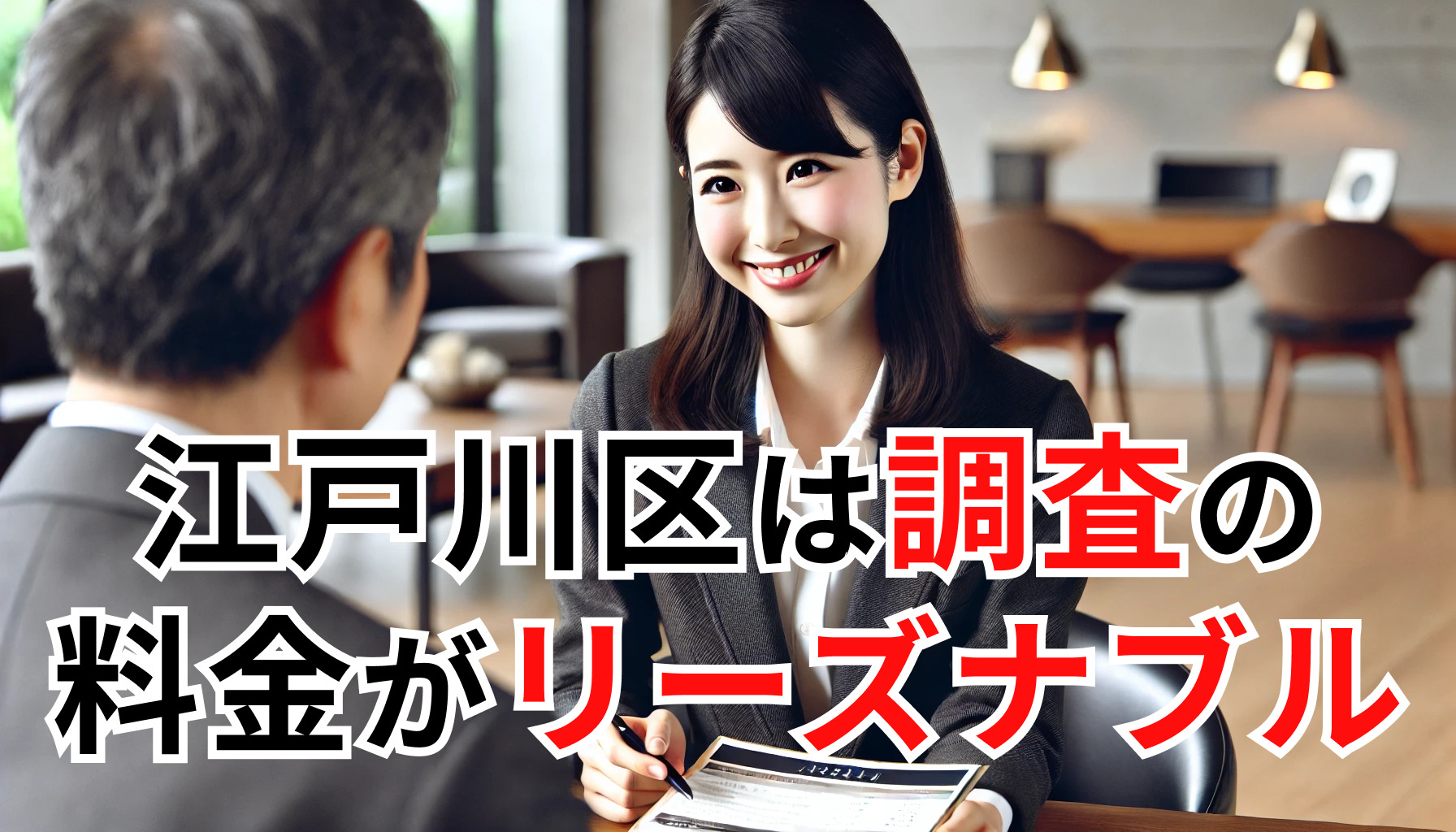江戸川区の浮気調査の料金はリーズナブル。