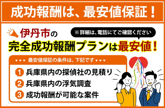 伊丹市の完全成功報酬プランは最安値