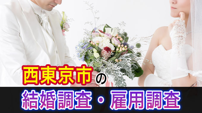 西東京市の結婚調査・雇用調査