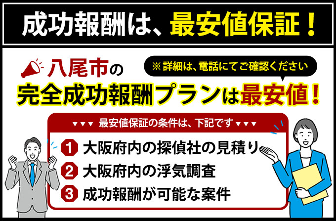 八尾市の完全成功報酬プランは最安値